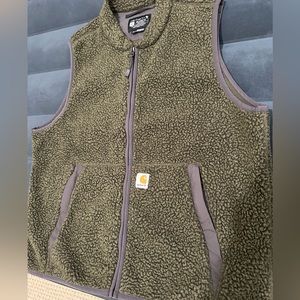 Carhartt Men's Relaxed Fit Fleece Vest size Large